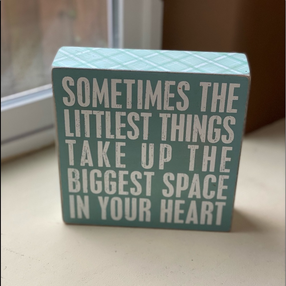 Wood sign
